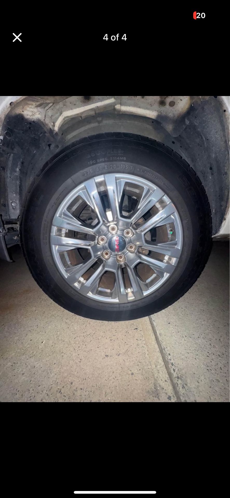 GMC Yukon Wheel/tire Package
