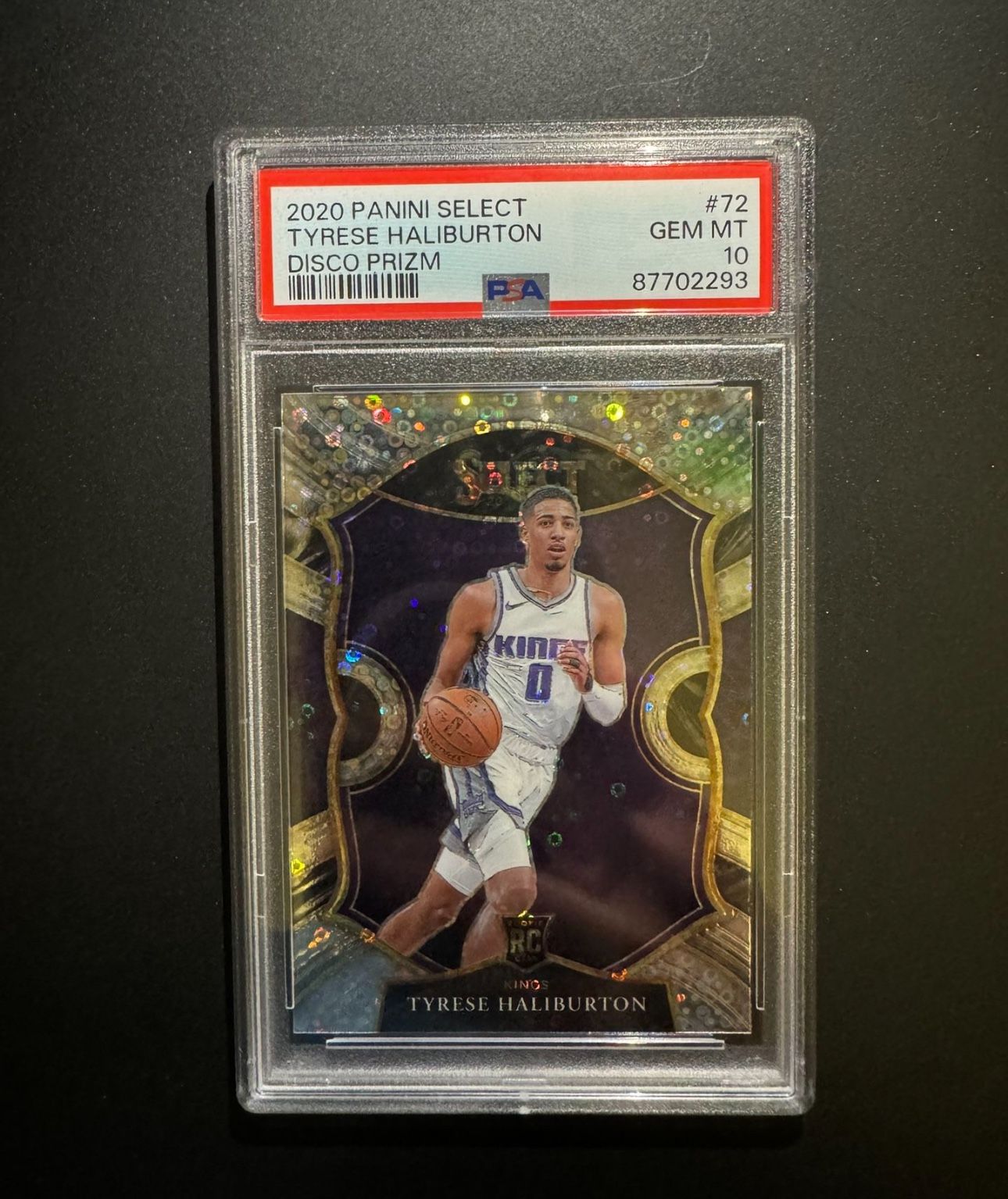 2020 Select Tyrese Halliburton Disco Prizm PSA 10