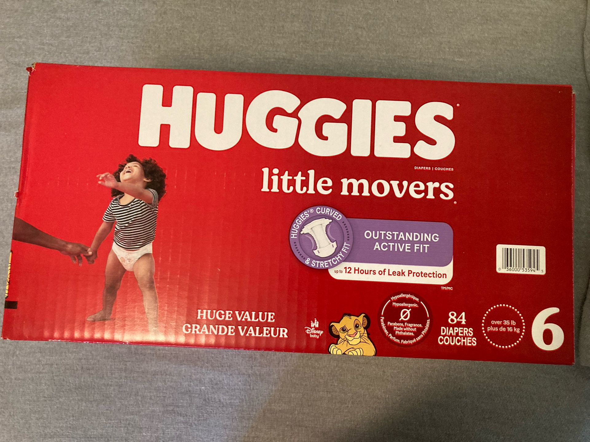 84 Huggies Diapers Size 6