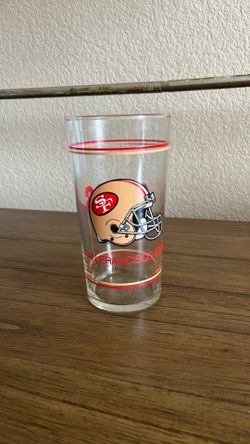 49ers glass cup