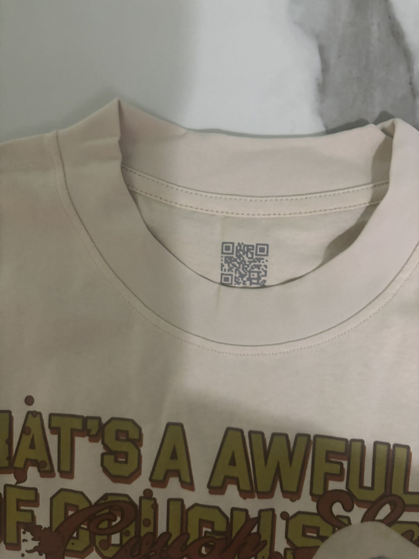 Awful Lot of Cough Syrup ALOCS Cream Lasso Bottle Shirt Sizes S,M,L