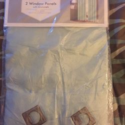 2 Window Panels With Grommets 108 In X 84 In