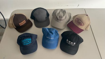 Collection of 7 Baseball Hats