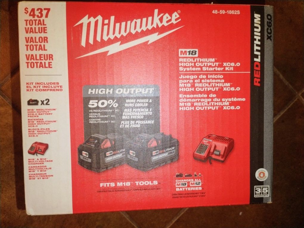 Milwaukee 6ah Battery Pack With Charger
