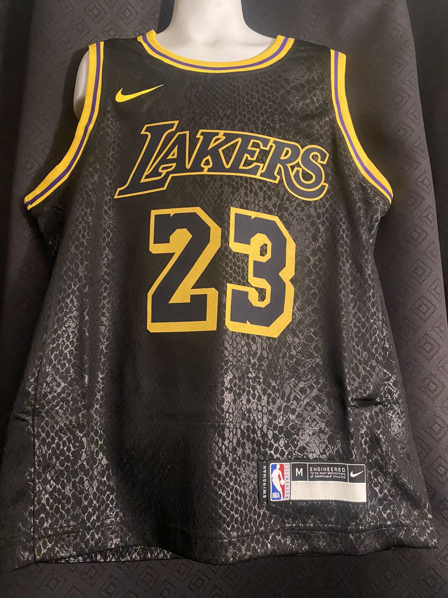 NBA 2023 2024 Men's Los Angeles Lakers LeBron James #23 Nike City Edition
