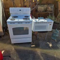 Electric Oven/stove And Microwave Oven
