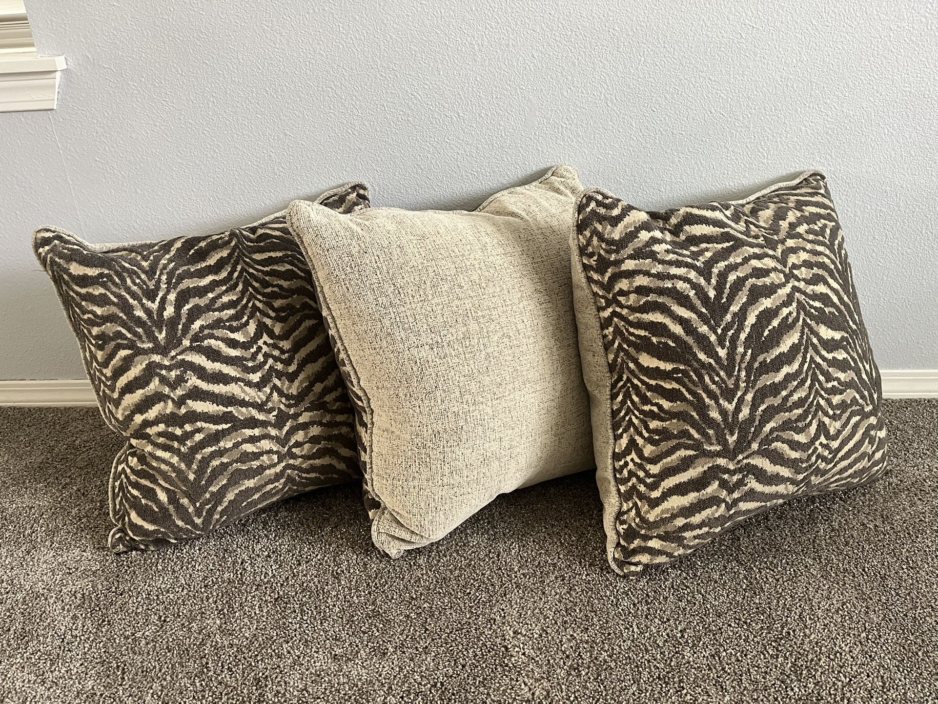 Set Of 3 Stanton Accent Pillows ( All 3 Are Exactly The Same ) 20”. X. 20”
