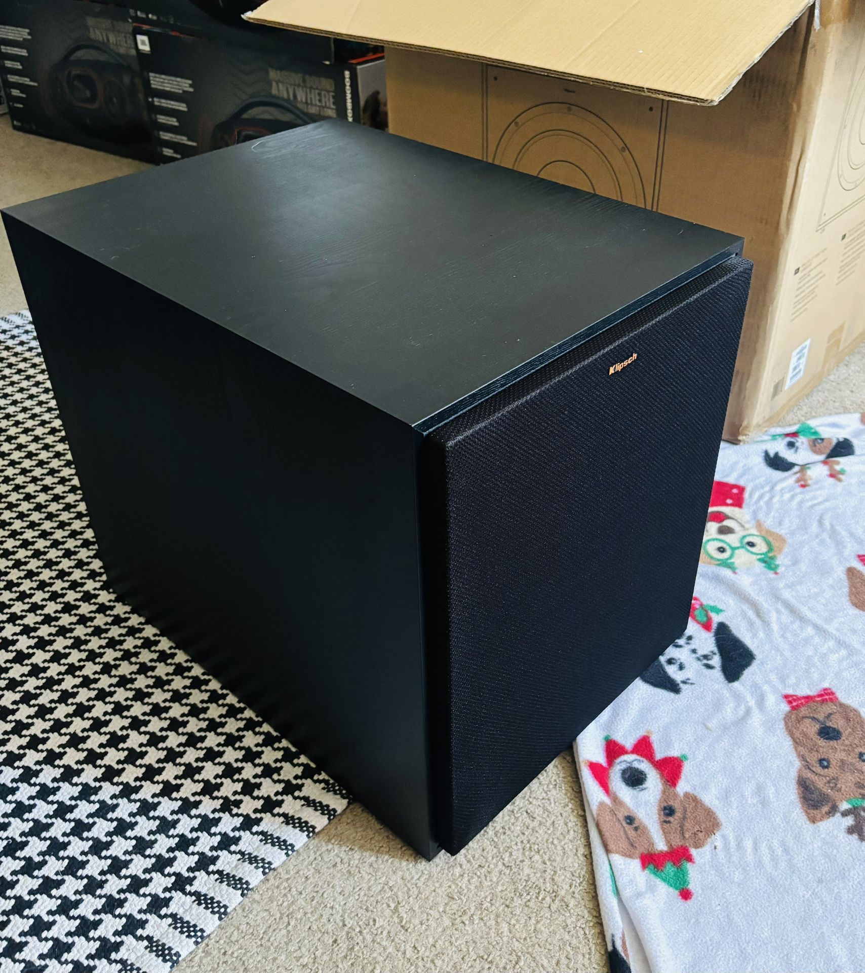 Klipsch (R-120SWi) 12 In. | Wireless Subwoofer | 400W Peak Power, Deep Bass, Transmitter Included