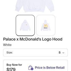 Palace McDonald's Sweaters New White Only 60 Ea. Or 3 For 💯 Authentic