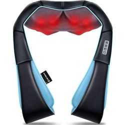 Mo Cuishle Shiatsu Back Shoulder and Neck Massager with Heat, Electric Deep Tissue 4D Kneading Massage, Best Gifts for Women Men Mom Dad, Fathers Day,