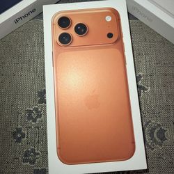 Apple iPhone 17 Pro Max 1TB Orange Unlocked With Apple Receipt Bonus New Case & Protector & I Can Drive To You 