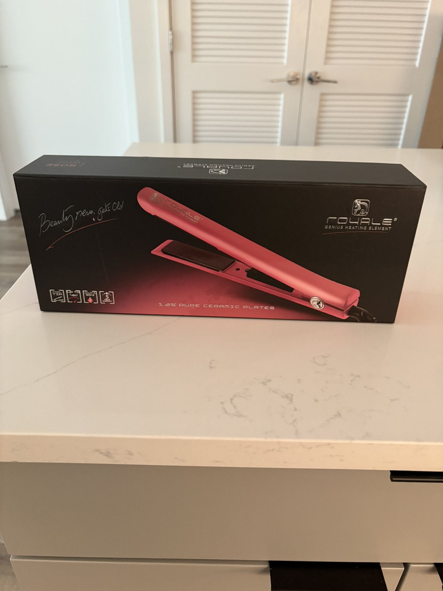 Royale Ceramic Cool Touch Flat Iron