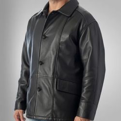 confection leather jacket , made in italy import-export V 
