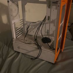 (Complete) Includes All Panels, Cyberpower Orange Chassis With Rgb Front Panel
