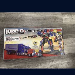 Kreo Transformers Optimus Prime LEGO Style Set 