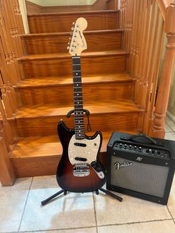 Fender American Performer Mustang (Mint) W/ Fender Mustang Effects Amp (Brand New)
