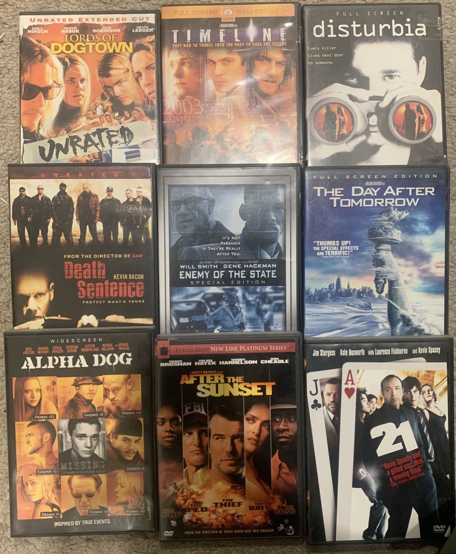 9 Movies With A Twist (DVDS)