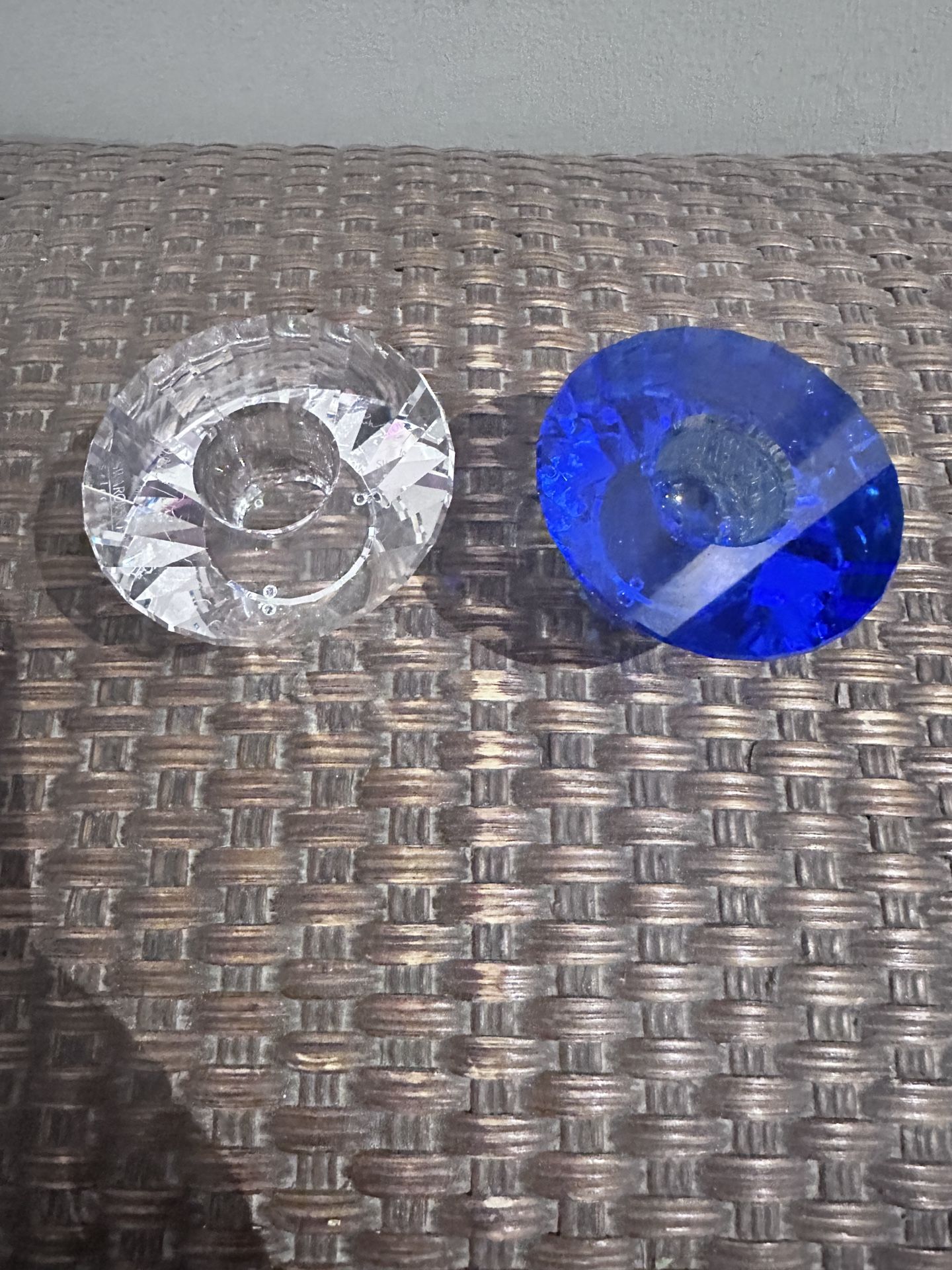 2 Swarovski Crystal Candle Holders