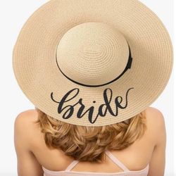 Bride Hat Straw Weaved Sun Hat 