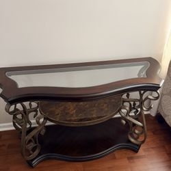 Real Wood Console Table