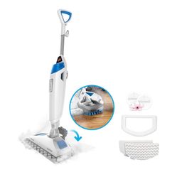 Bissell Power Fresh Steam Mop with Natural Sanitization, Floor Steamer, Tile Cleaner, and Hard Wood Floor Cleaner with Flip-Down Easy Scrubber, 1940A