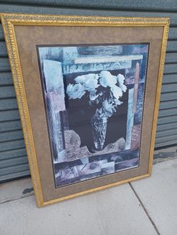 Large & Pretty,  Framed Picture Of Contemporary Art