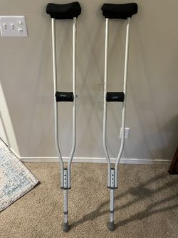Crutches with Extra Padding