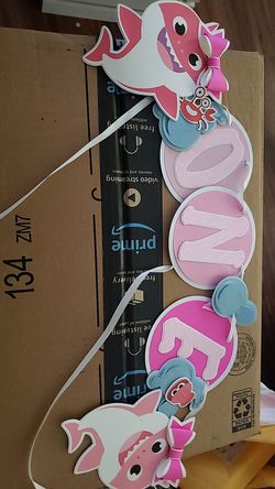 Baby shark one banner