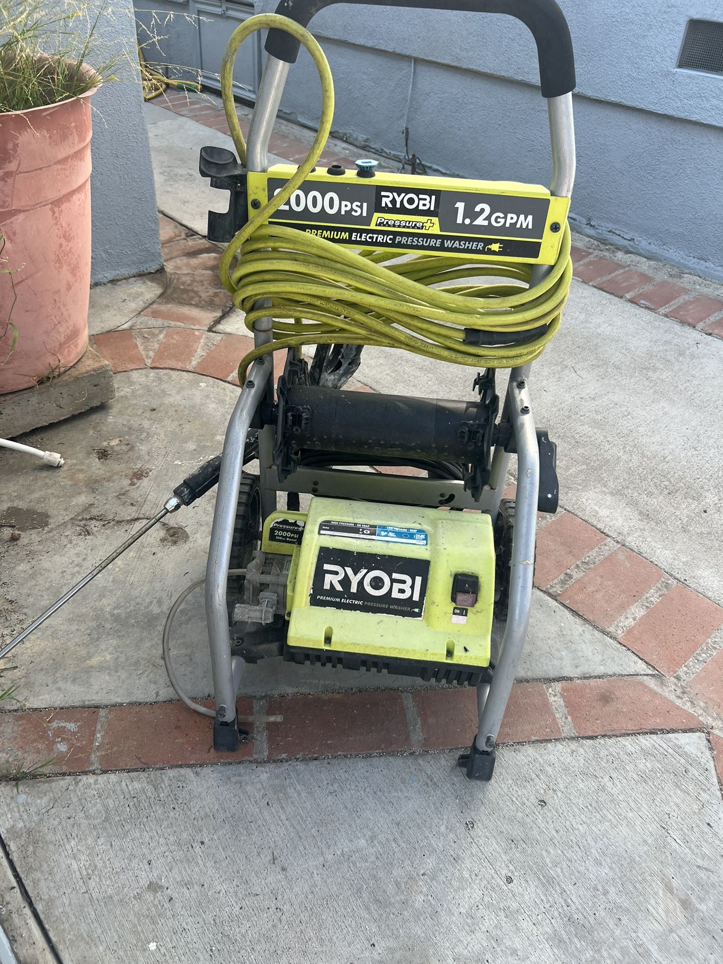 Ryobi 2000 psi 1 2 gpm ellectric pressure washer for sale in san diego