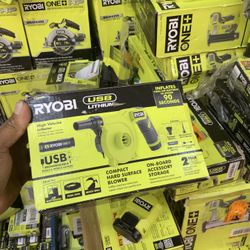 Ryobi 4v High Volume Inflator Kit