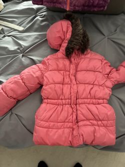 Crazy 8 Girls Pink Puffer Jacket - Size XS (4)