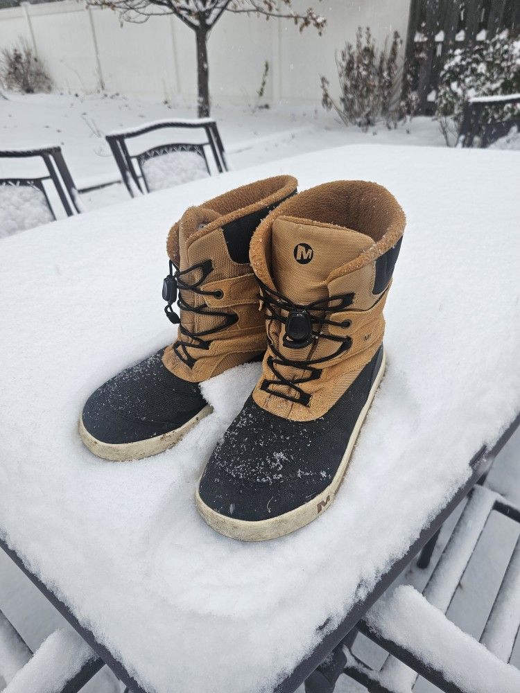 Merrell Waterproof Winter Boots Boys Size 6