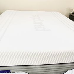 Premier 4 Purple Cali King Mattress & Adjustable Bed Frame