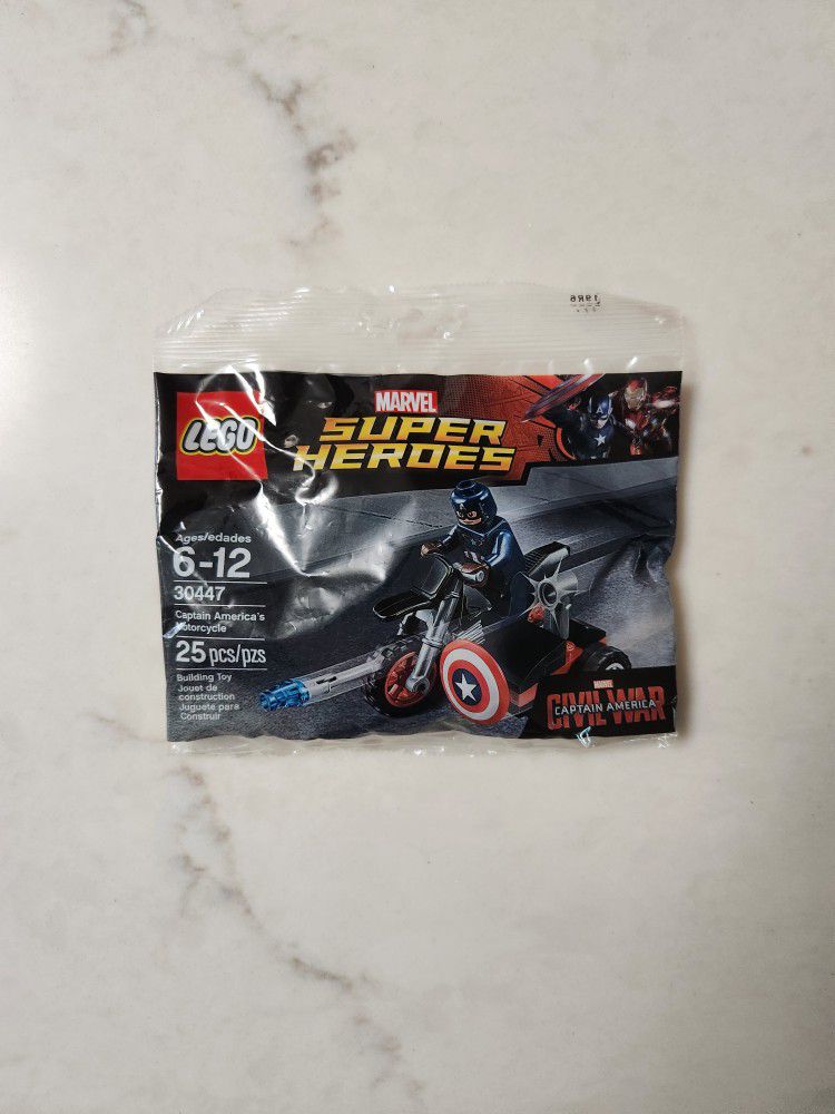 Lego Marvel "Captain America's Motorcycle" Polybag 30447