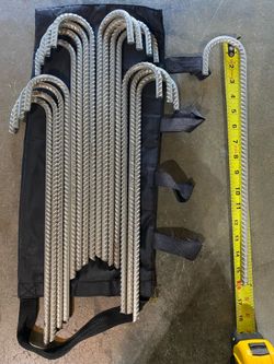 New 12 in. J Hook Rebar Stakes 16 pcs