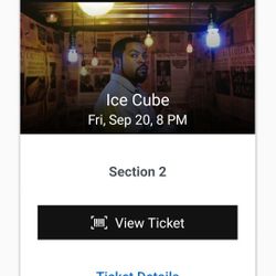 2  tickets Available $110 Each Ticket.