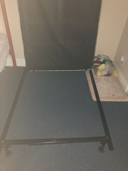 Bed frame fits twin, full, queen and spring box for twin bed