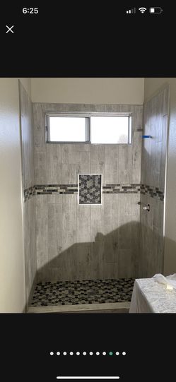 Desing Tile Floor Backsplash Fireplace Demolition