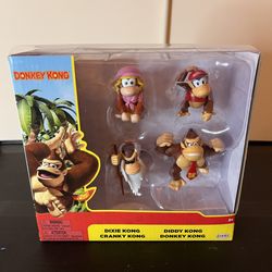 Jakks Pacific Nintendo World Donkey Kong Family Multipack 2.5 Inch Figures