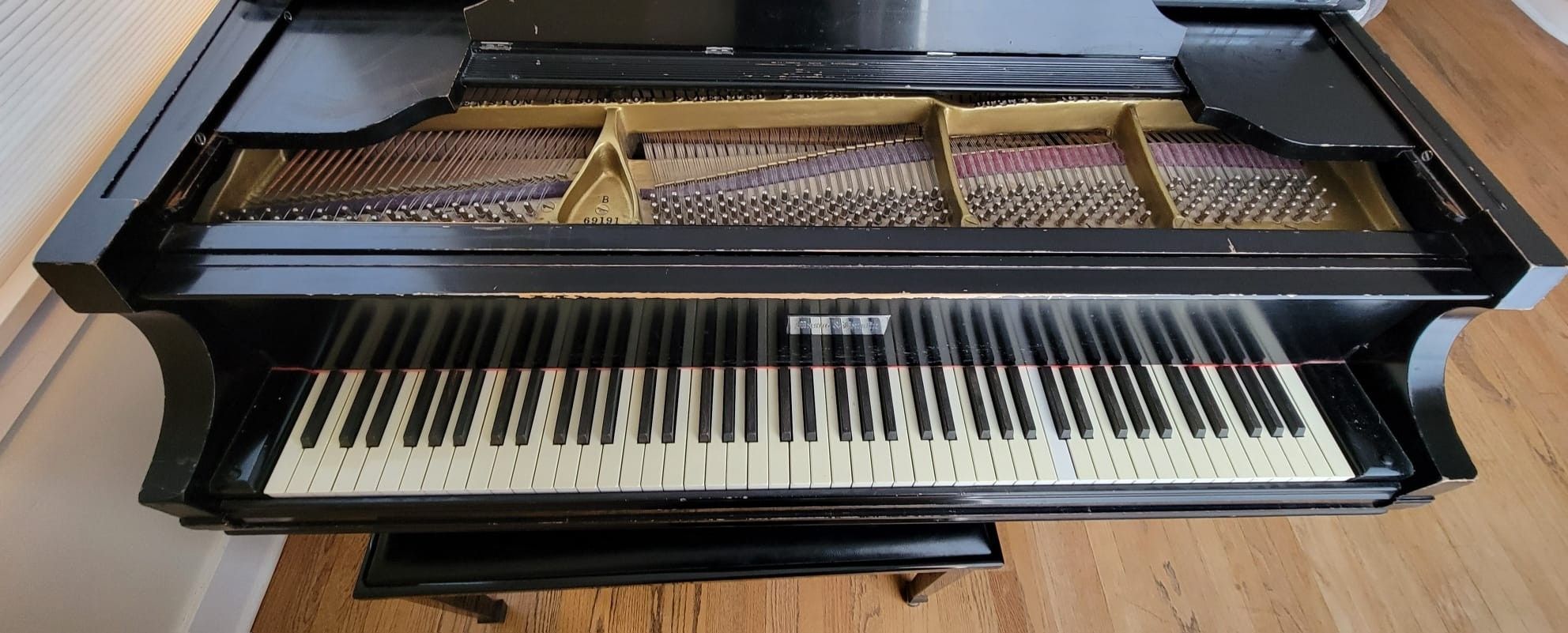 1960s Mason-Hamlin Baby Grand Model B