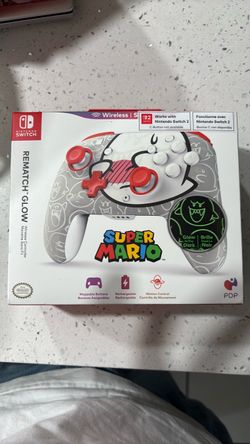 PDP Rematch Glow Super Mario Nintendo Switch Controller