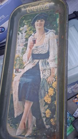 Coca-Cola metal tray