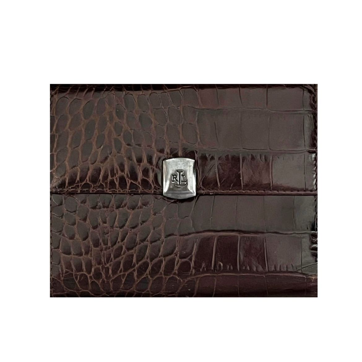 Vintage Ralph Lauren Crocodile Leather Embossed Wallet