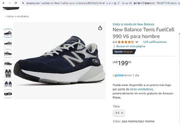 New Balance Tenis FuelCell 990 V6 New NUEVOS