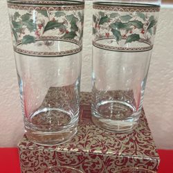 Christmas Beverage Glasses