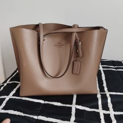 Coach Mollie Tote Bag in leather 