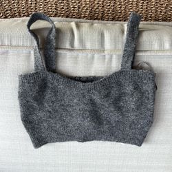 New Zara Wool  Bra Top  - Size S