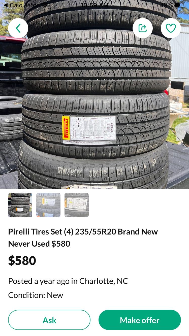 Tire for Sale in Charlotte, NC OfferUp