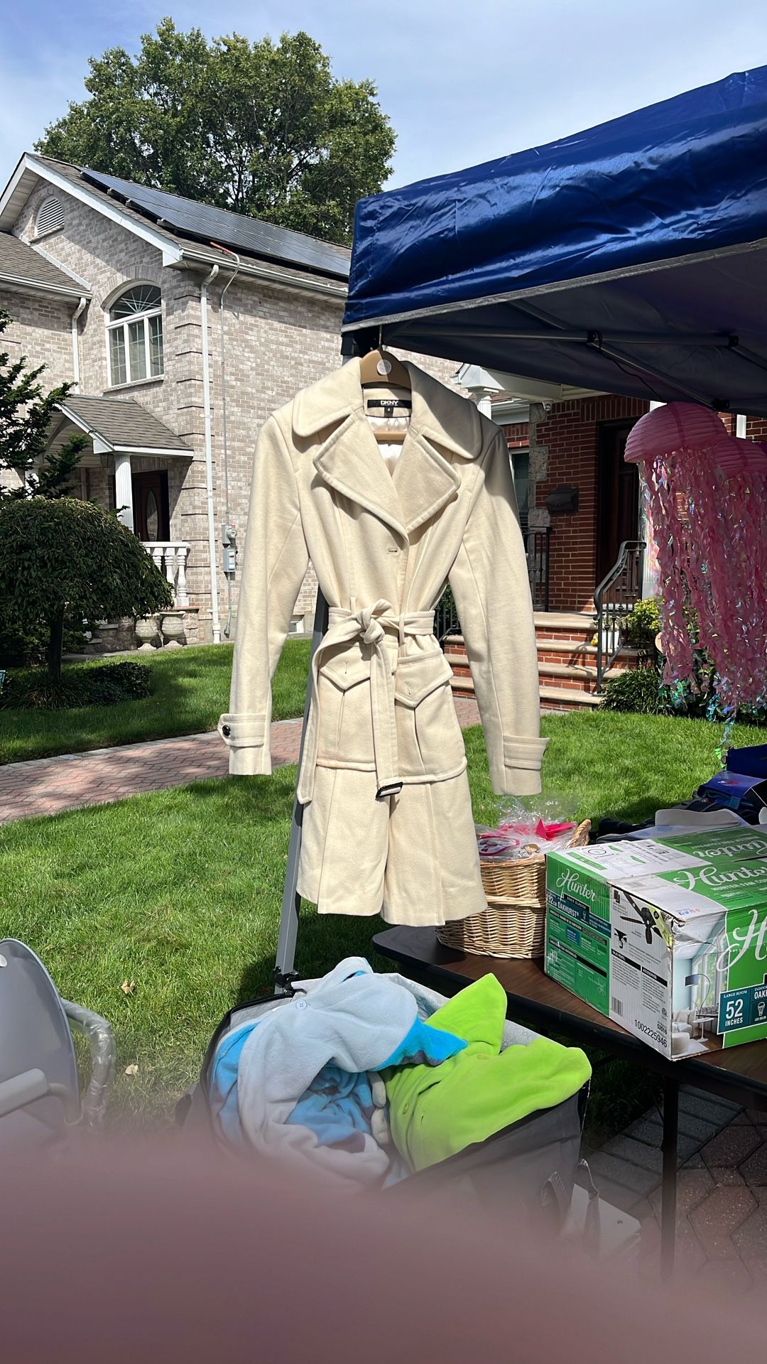 Donna Karen Size 4 Lined Dress Coat 