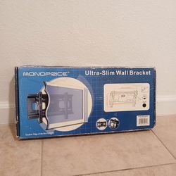 Monoprice MLB-42 Black Ultra Slim Wall Mount